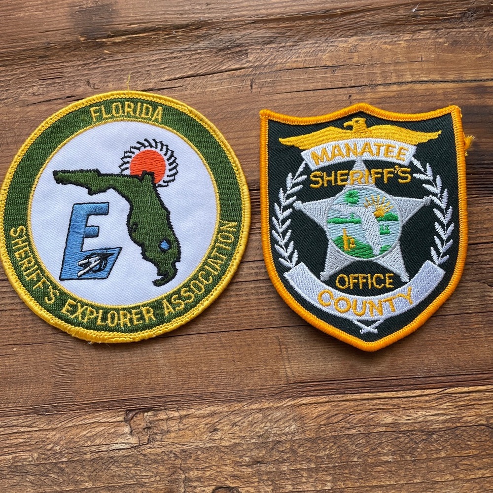 Vintage Florida Sheriff’s Patches - Lot of 2